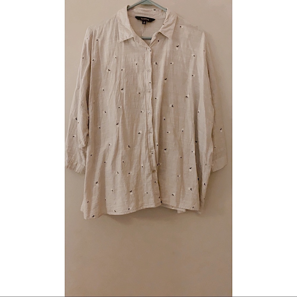 Glassons Tiny Flower Button Up